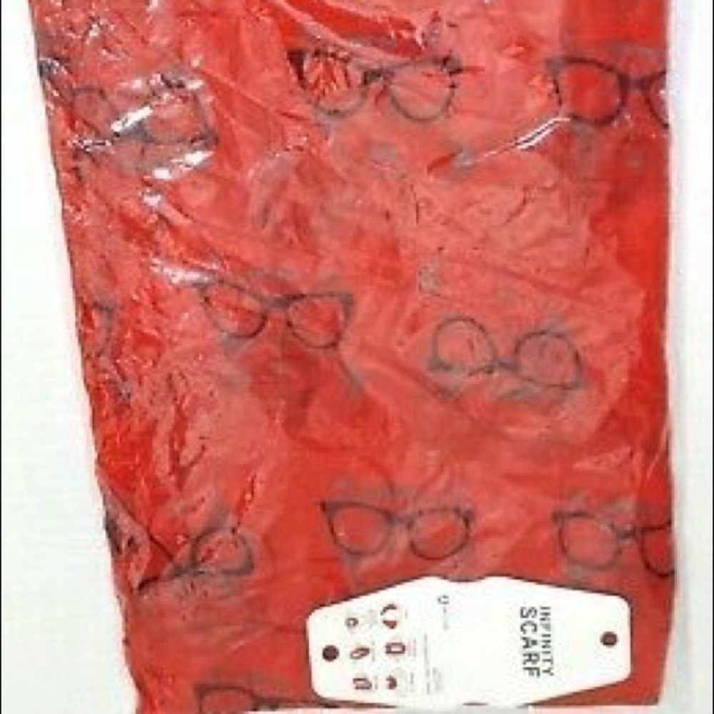 ☄Intellectual Kitty Infinity Scarf-Red